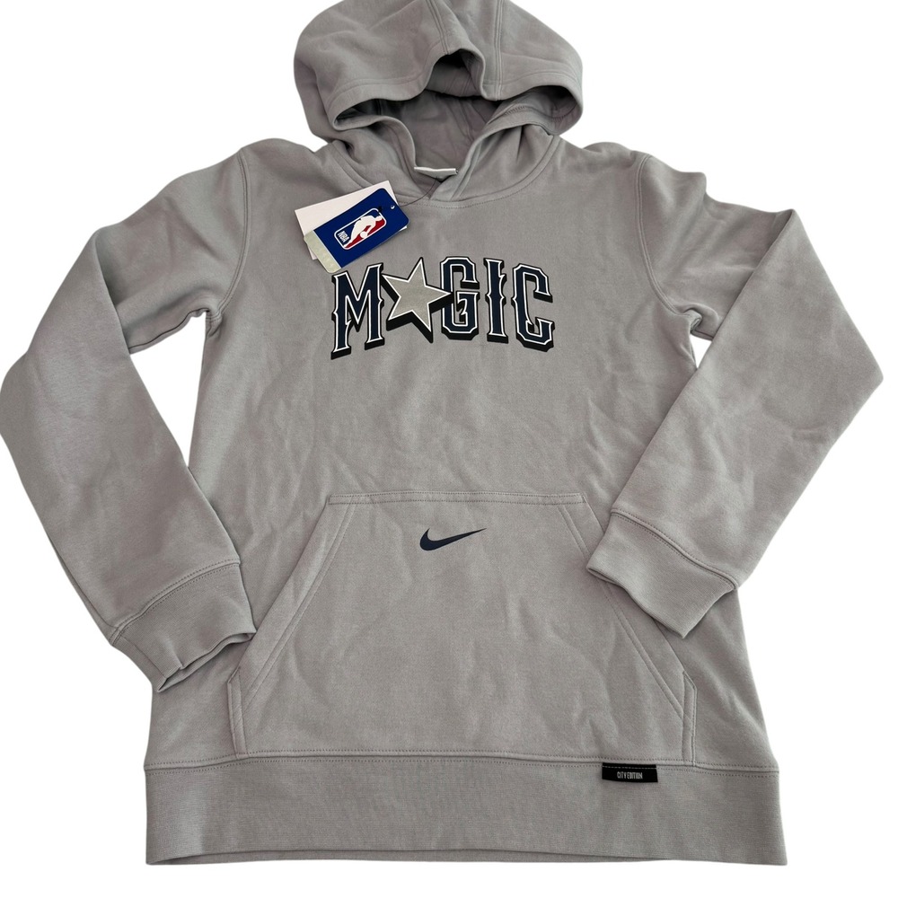 NWT NBA Orlando Magic Kids‎ hoodie in Gray size large 14/16 kids CITYEDITION
